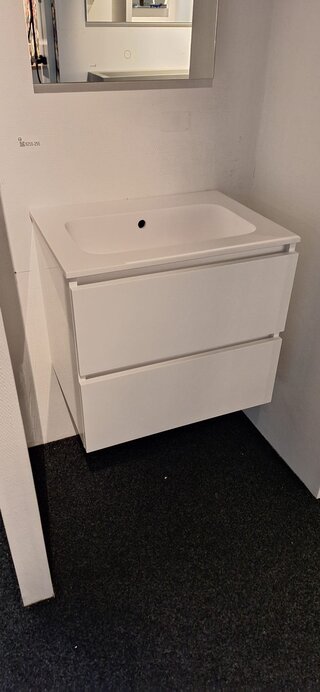 Badkamermeubel Detremmerie, wit glans